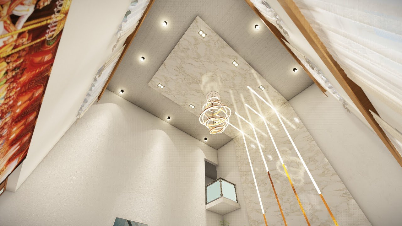 Designer False Ceiling with LED Profiles
